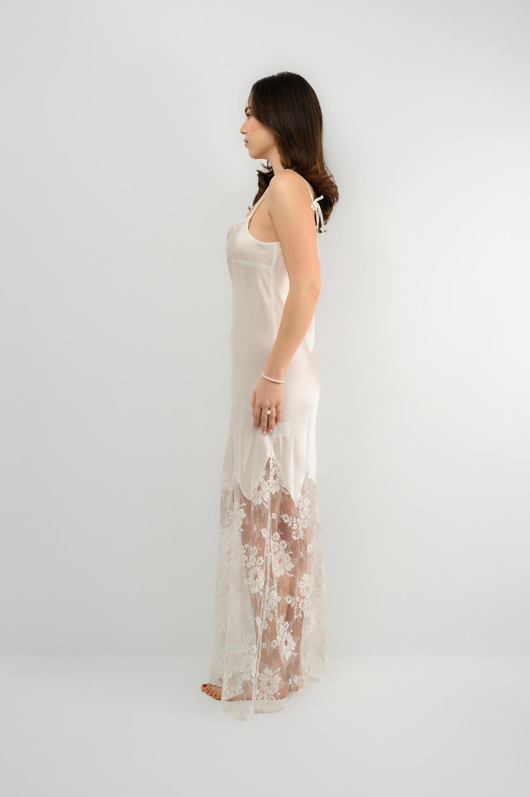 Luna Slip Dress Ivory