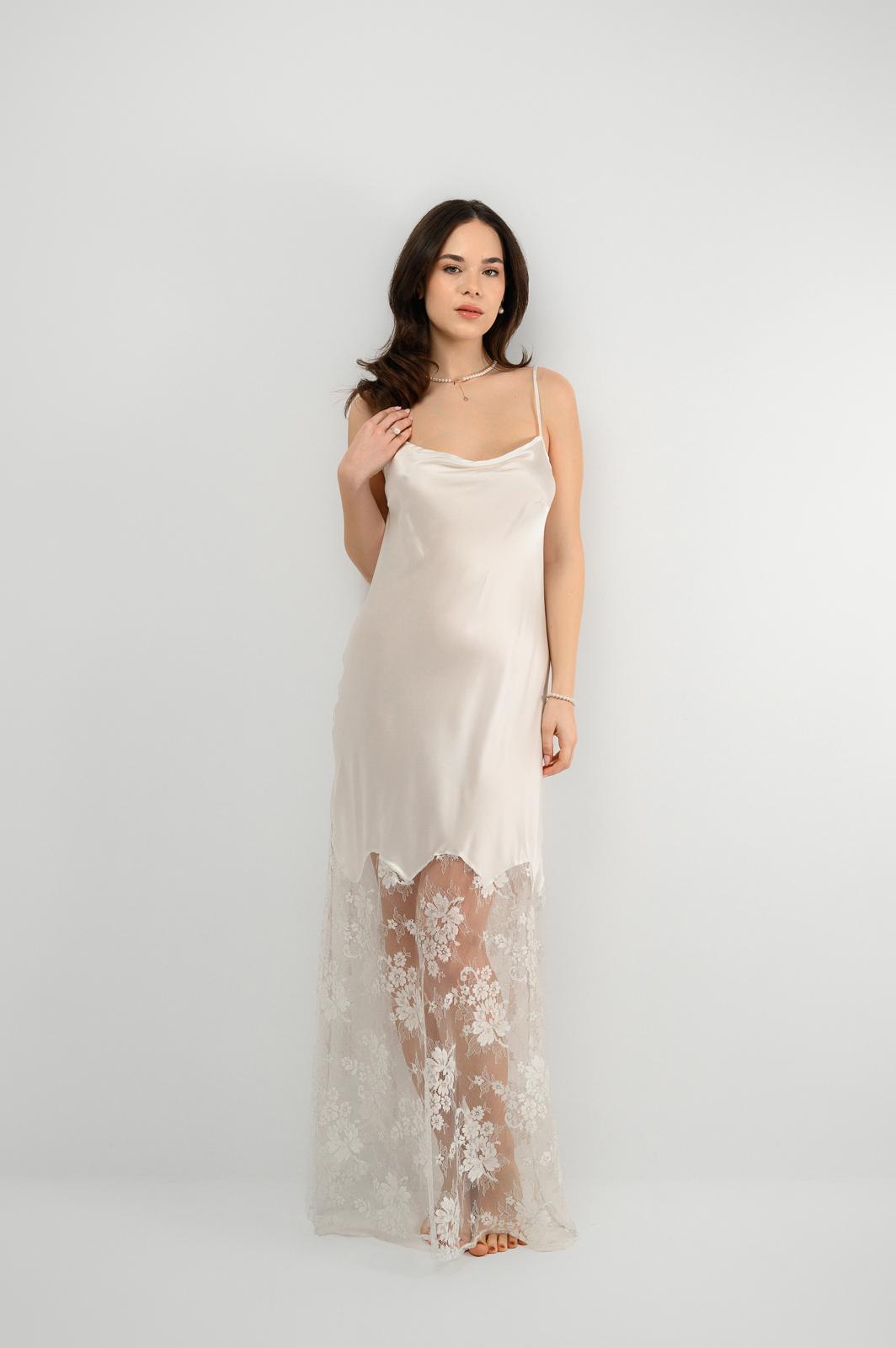 Luna Slip Dress Ivory