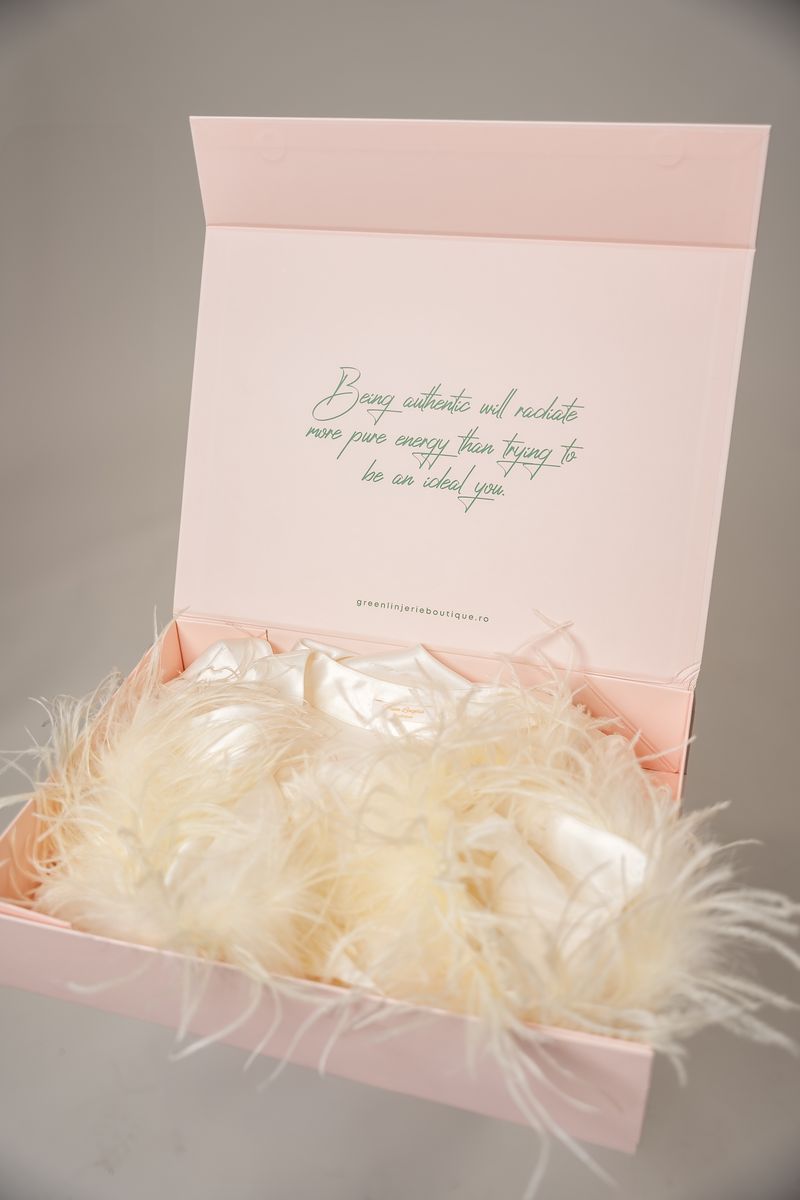 Luna silk long slip with delicate lace 4