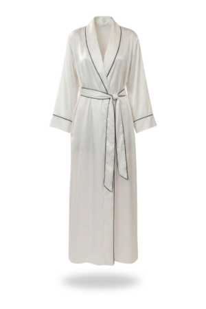 Charlotte silk long robe 4