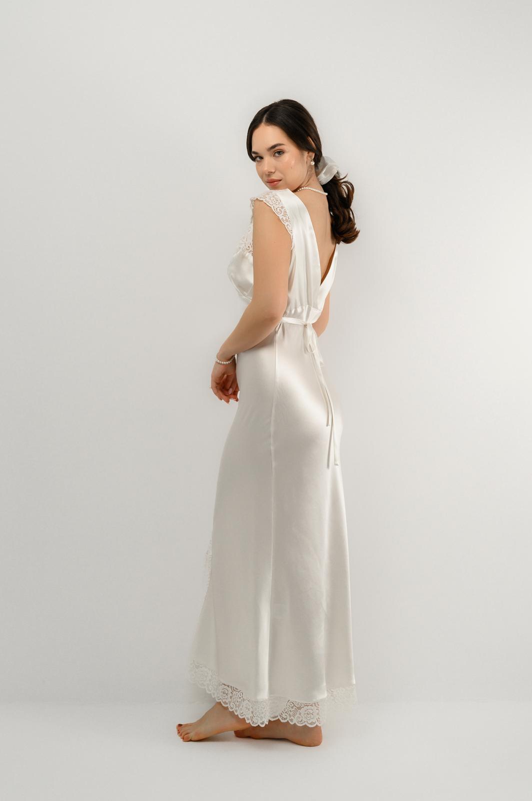 White Grace Silk Slip