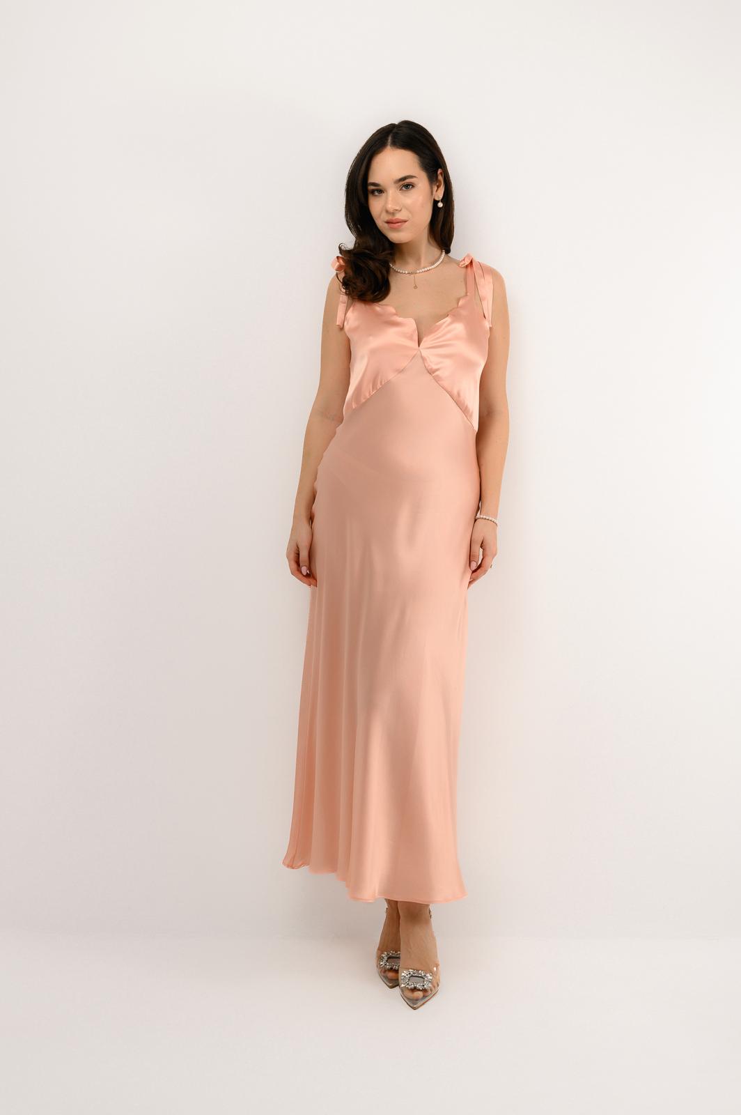 Ivory Aura Silk Slip