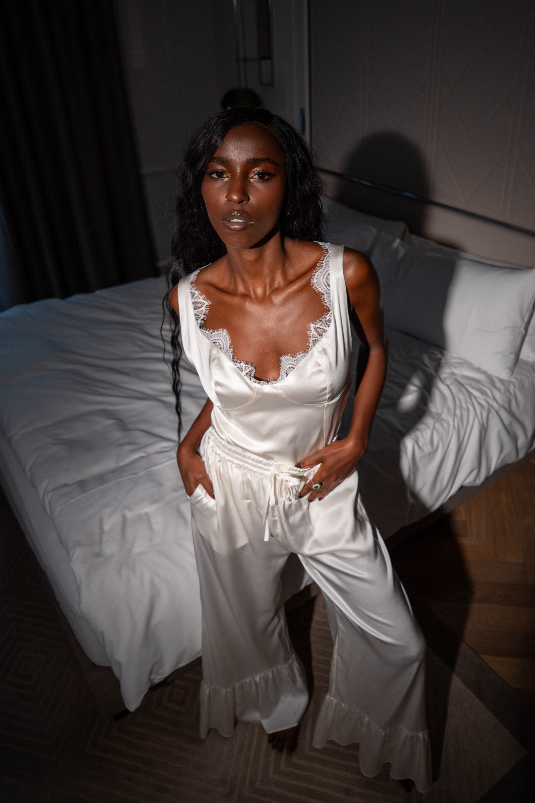 Essence Silk Bodysuit Ivory